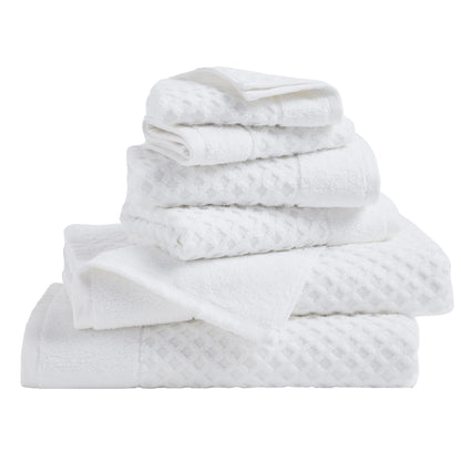 Cotton Diamond Waffle Weave Bath Towel Set - Grayson Collection by Great Bay Home