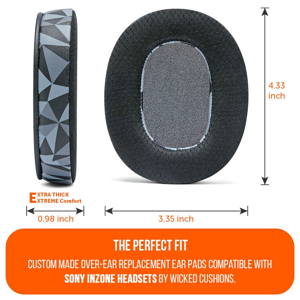 Sony Inzone H9 Earpads - WC FreeZe Cooling GelCooling Gel Ear PadsTorqelo.com