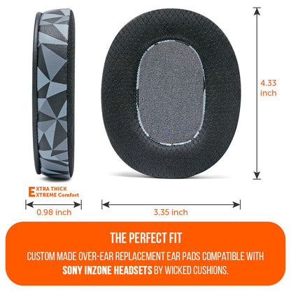 Sony Inzone H9 Earpads - WC FreeZe Cooling GelCooling Gel Ear PadsTorqelo.com