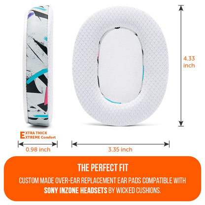 Sony Inzone H9 Earpads - WC FreeZe Cooling GelCooling Gel Ear PadsTorqelo.com