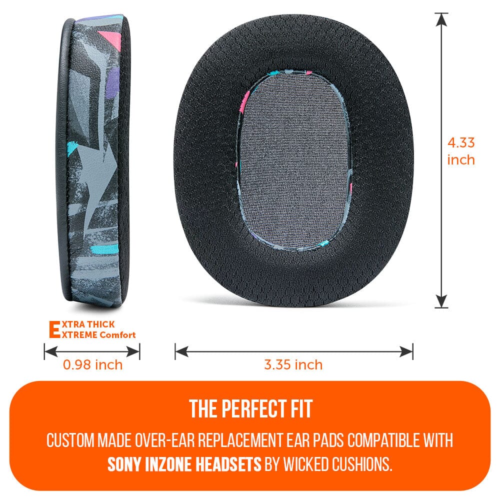 Sony Inzone H9 Earpads - WC FreeZe Cooling GelCooling Gel Ear PadsTorqelo.com