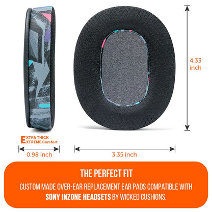Sony Inzone H9 Earpads - WC FreeZe Cooling GelCooling Gel Ear PadsTorqelo.com