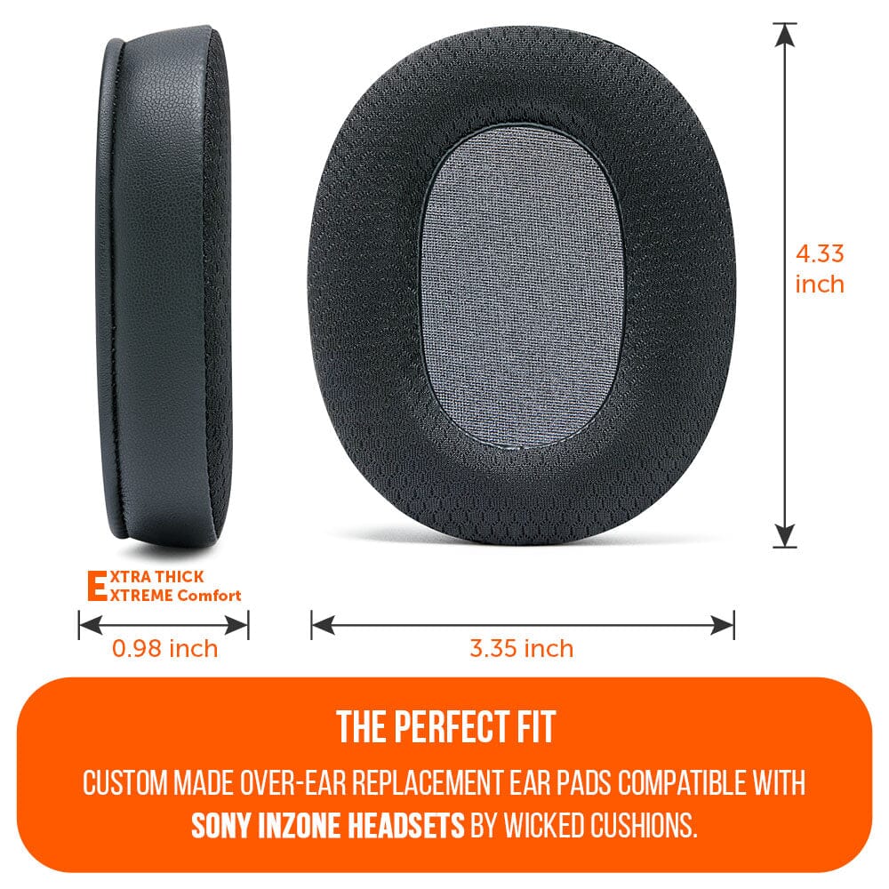 Sony Inzone H9 Earpads - WC FreeZe Cooling GelCooling Gel Ear PadsTorqelo.com