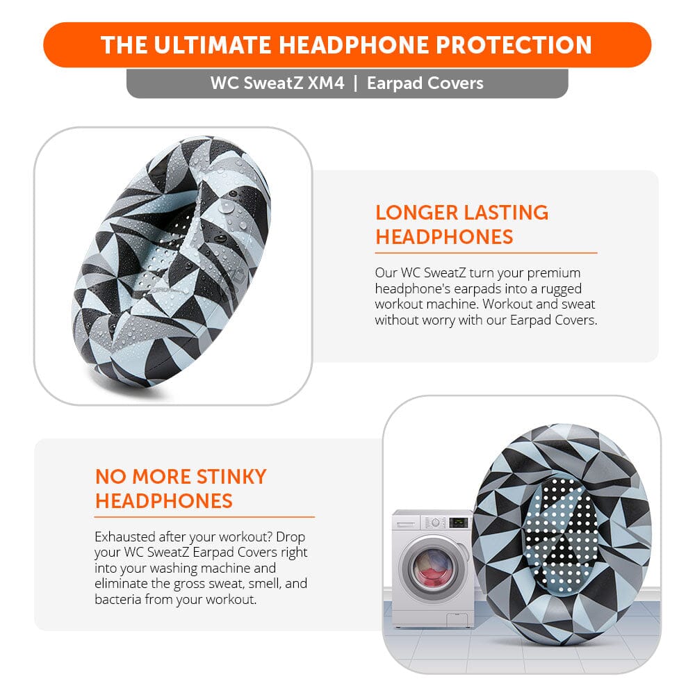 Sony WH-1000XM4 Earpad Sweat Covers - WC SweatZSweat CoversTorqelo.com