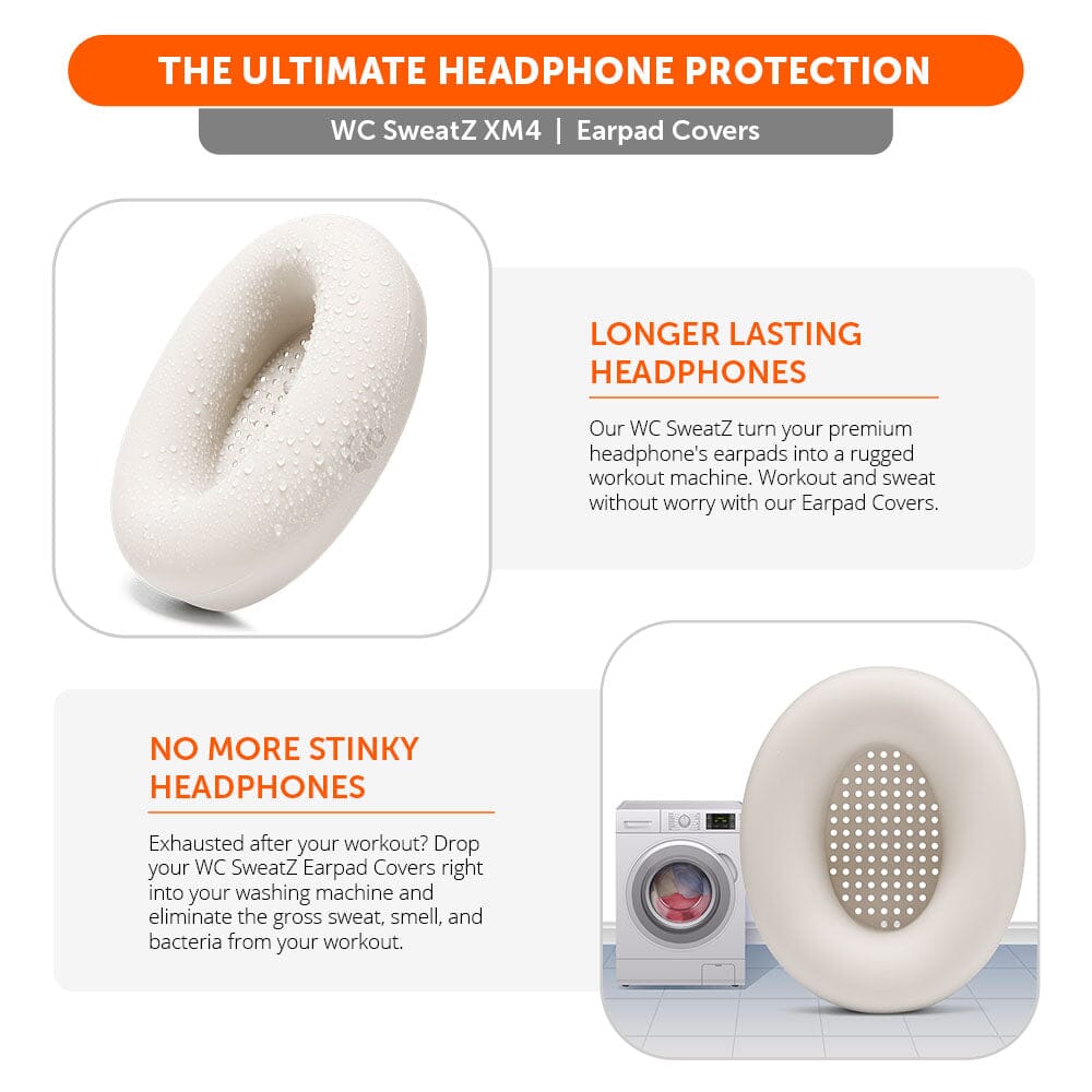 Sony WH-1000XM4 Earpad Sweat Covers - WC SweatZSweat CoversTorqelo.com