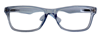 Sophie (Blue Light Glasses) (Blue Blocker) Reduce Eyestrain, A/R Anti Glare. +1.25..+3.00 Square (Transparent Blue) NY Fifth Avenue.Torqelo.com
