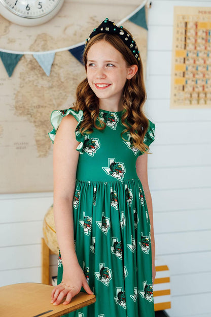 Southlake Carroll Dragons Flutter Twirl DressTwirl Dress - FlutterTorqelo.com