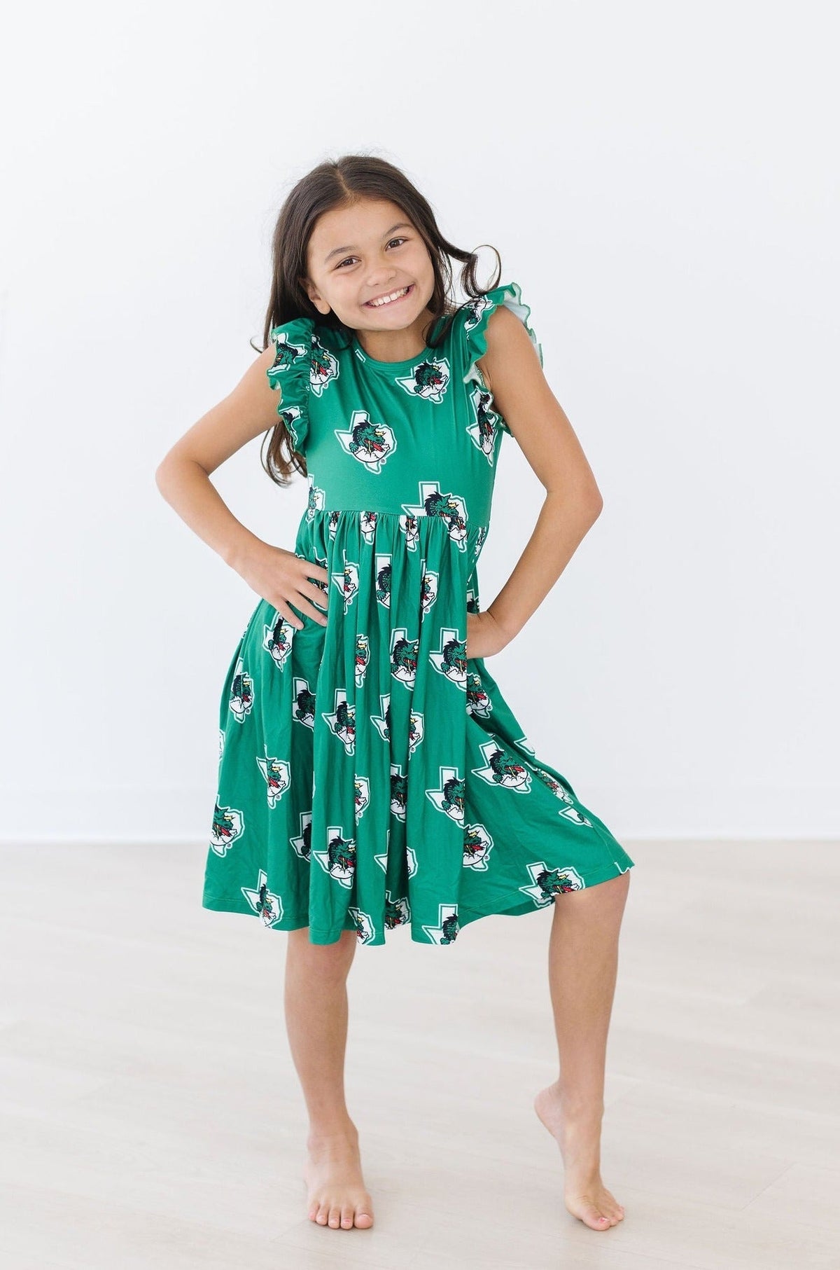 Southlake Carroll Dragons Flutter Twirl DressTwirl Dress - FlutterTorqelo.com
