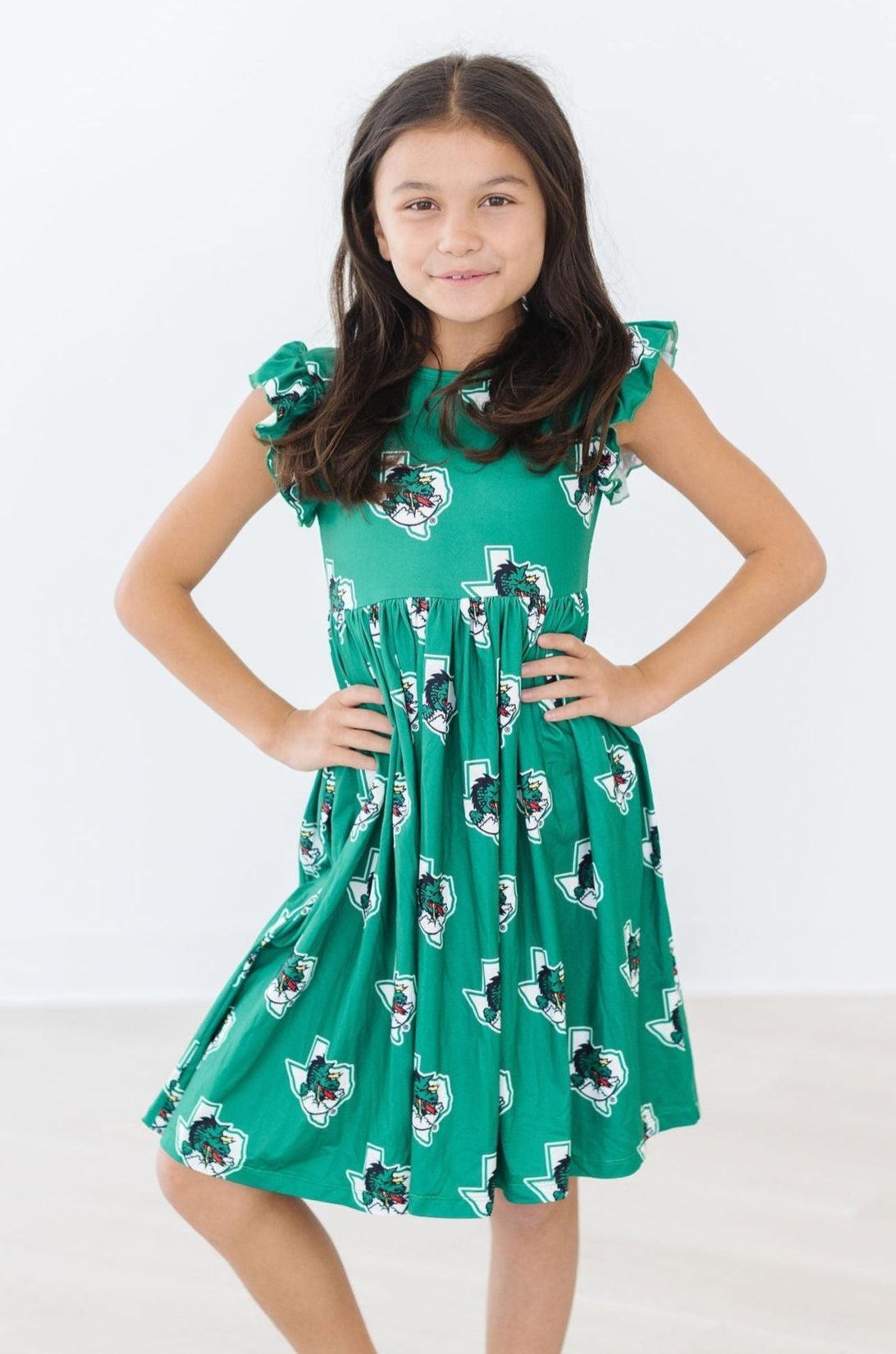 Southlake Carroll Dragons Flutter Twirl DressTwirl Dress - FlutterTorqelo.com