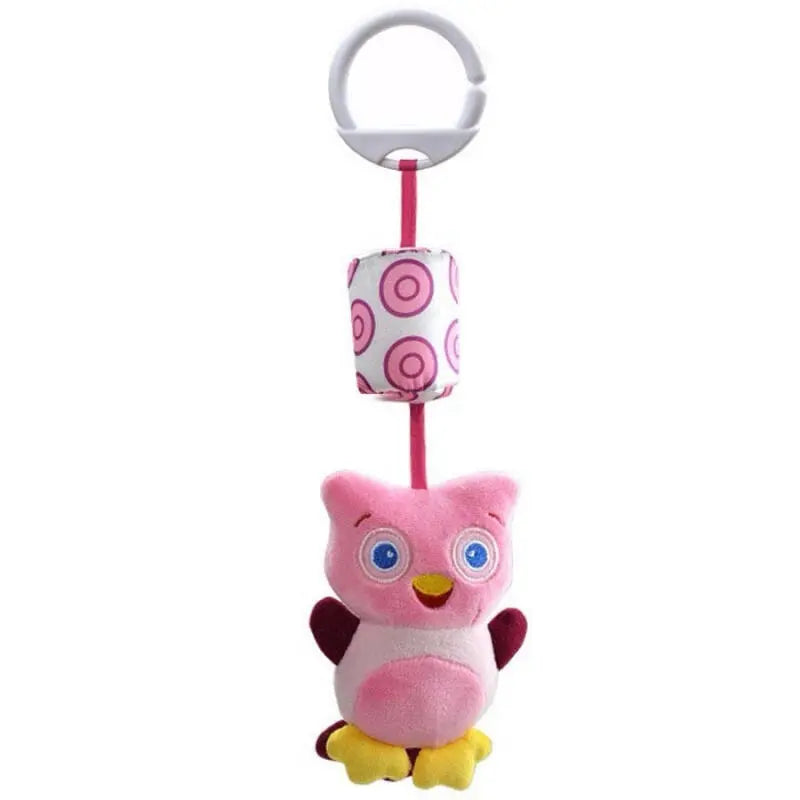 Sozzy Toys Hanging Owl Stroller Toy with Rattle by Beauty Care Bag
