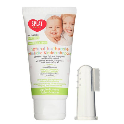 Splat Baby Apple & Banana Toothpaste with Finger Brush 40mlOral CareTorqelo.com