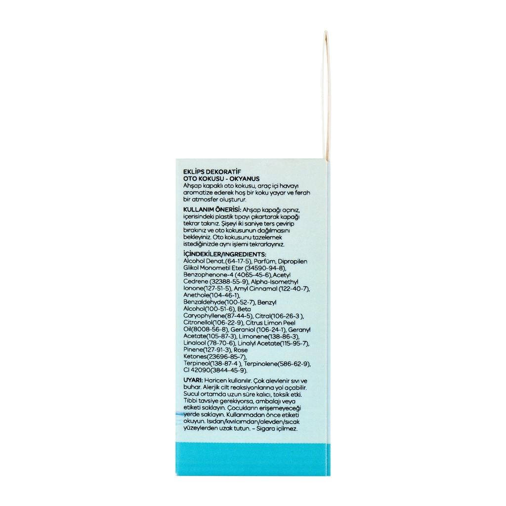 Eklips Ocean Decorative Car Air Freshener 10 ml by Beauty Care Bag