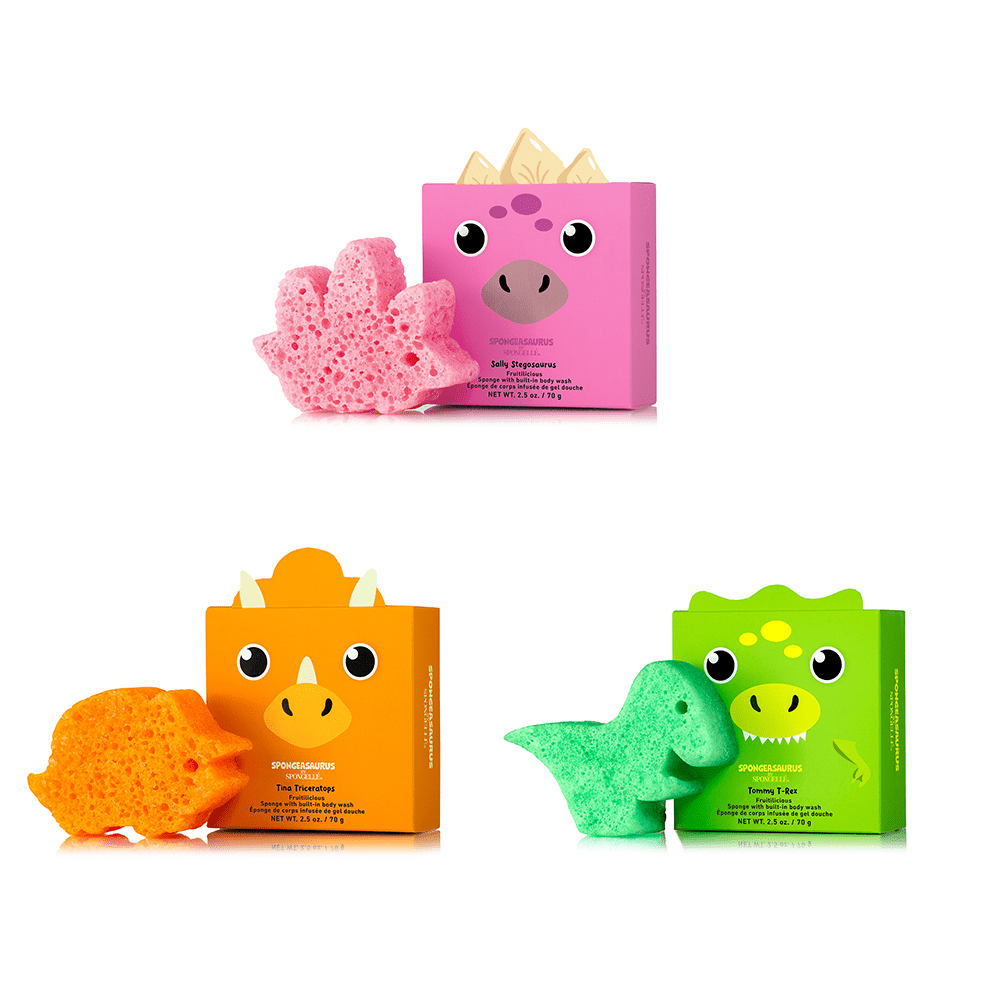 Spongeasaurus Assorted PackBody Wash Infused BufferTorqelo.com