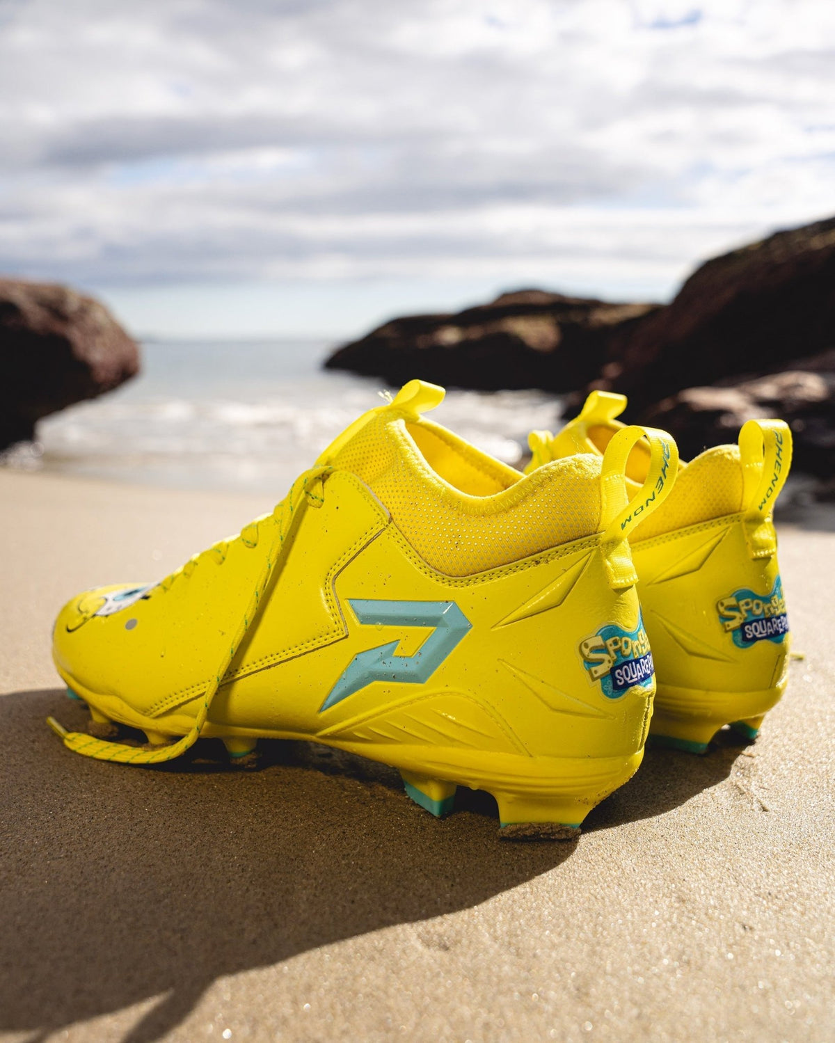 SpongeBob Cleats — Quantum Speed 2.0 by Phenom EliteCleatsTorqelo.com