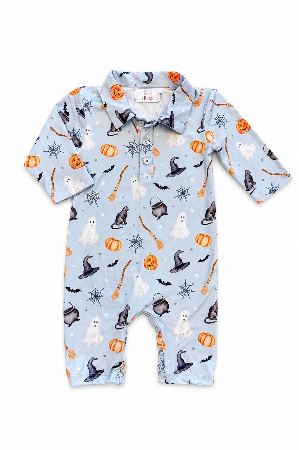 Spooky Season L/S Polo One-PieceOne-Piece - L/S PoloTorqelo.com