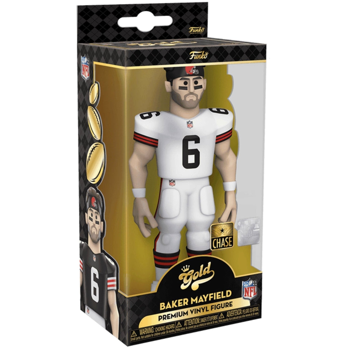 Funko Gold NFL - Baker Mayfield Chase Vinyl Figure by Balec Group