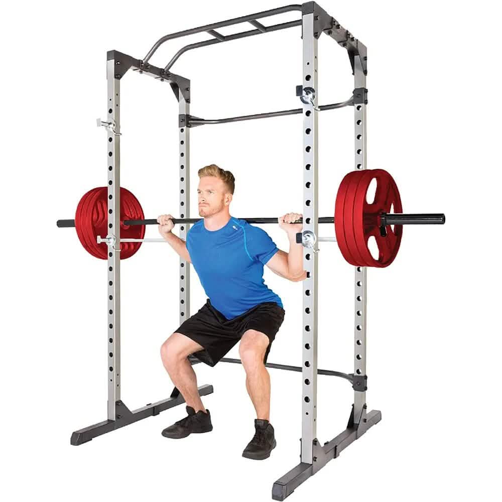 Squat Rack Strength Training Power Cage by EasyOptionXY