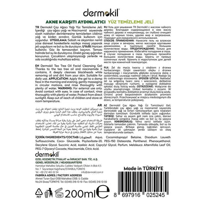 Dermokil Tea Tree Oil Acne-Prone Skin Cleanser 200 ml by Beauty Care Bag
