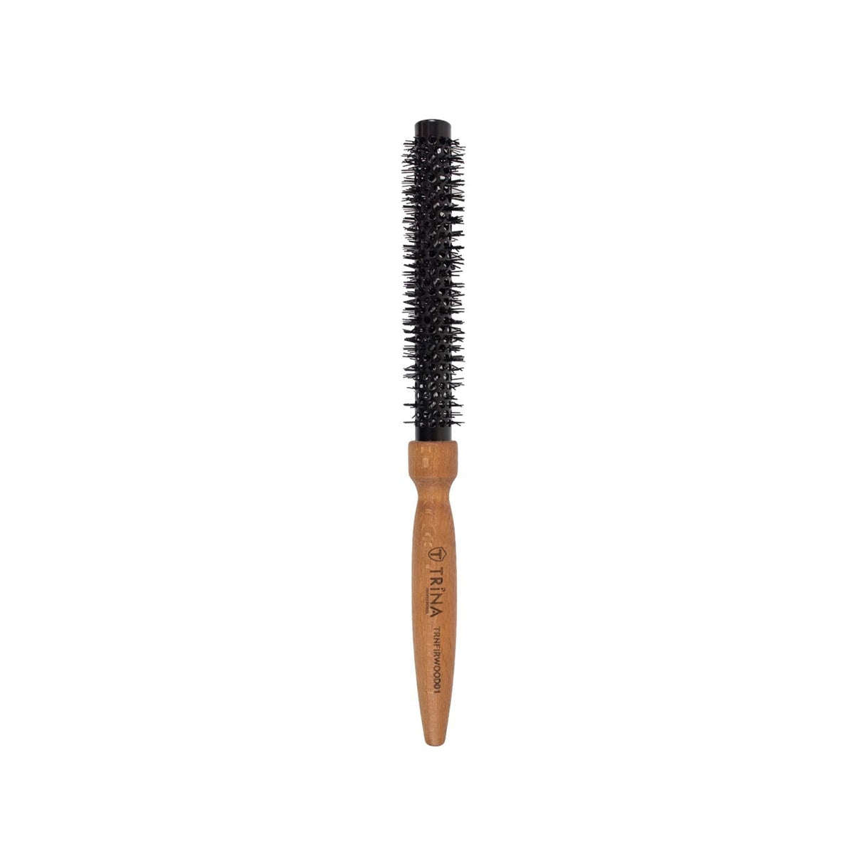 Trina Wooden Handled Hair Brush 19 mm - Natural Hair Care Tool for Gentle Detangling & Styling by Beauty Care Bag