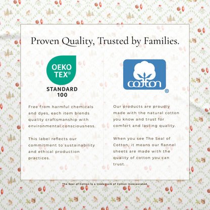 Turkish Cotton Flannel Sheet Set - Elevated Holiday Collection by Great Bay Home