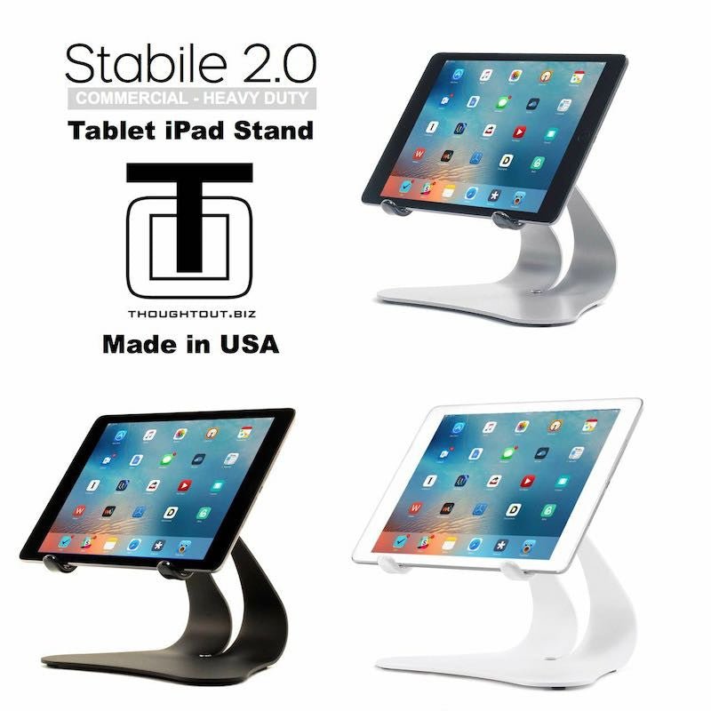Stabile 2.0 Heavy-Duty Fixed-Angle iPad StandHeavy-Duty Fixed-Angle iPad StandTorqelo.com