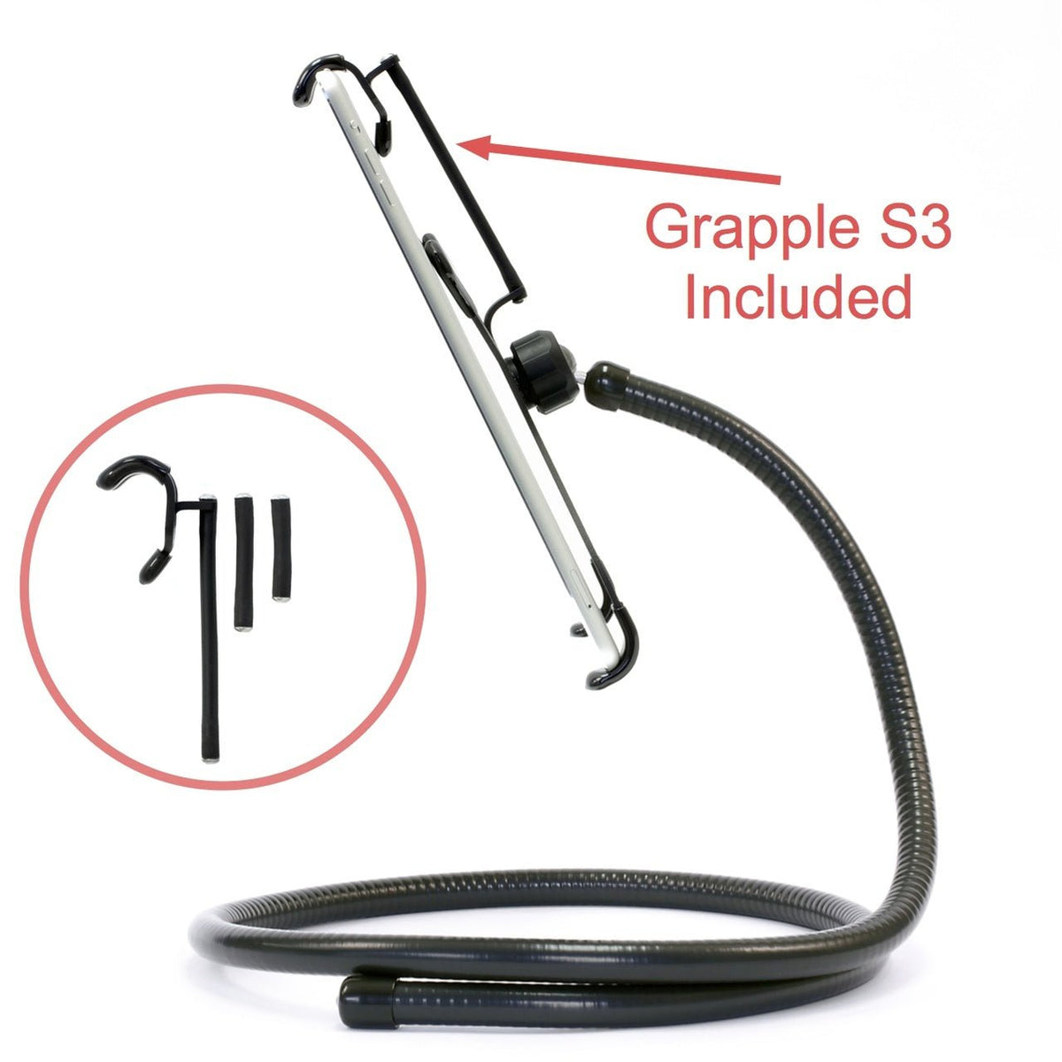 Stabile Coil PRO – Flexible Steel iPad HolderPTorqelo.com