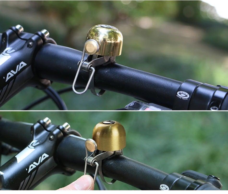 Stainless Bicycle Bell Ring Bike Horn Ordinary Handlebar Bell Horn Crisp Sound Safety Bike Alarm Bell With Mounting Lock Plate Bicycle Bike Bell Classic Bicycle Bell Makes Loud Sound For Road Bike Mountain Bike SportsST90SP660GGRTorqelo.com