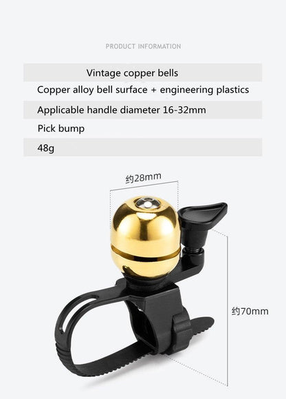 Stainless Bicycle Bell Ring Bike Horn Ordinary Handlebar Bell Horn Crisp Sound Safety Bike Alarm Bell With Mounting Lock Plate Bicycle Bike Bell Classic Bicycle Bell Makes Loud Sound For Road Bike Mountain Bike SportsST90SP660GGRTorqelo.com