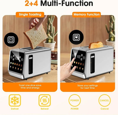 Stainless Steel Smart Digital ToasterToasterTorqelo.com