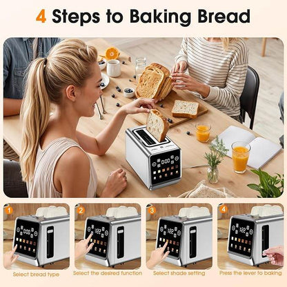Stainless Steel Smart Digital ToasterToasterTorqelo.com