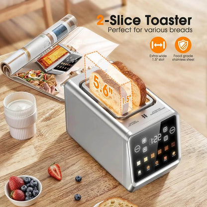 Stainless Steel Smart Digital ToasterToasterTorqelo.com