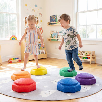 Stepping Stones for Kids 6-Piece Balance Training SetBalance Training ToyTorqelo.com