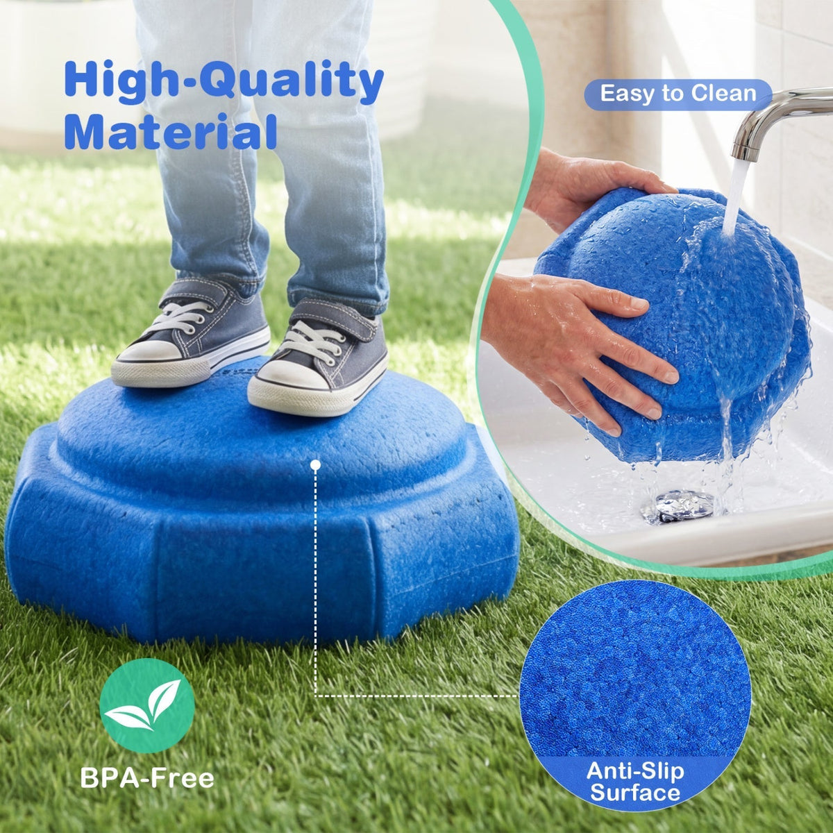 Stepping Stones for Kids 6-Piece Balance Training SetBalance Training ToyTorqelo.com