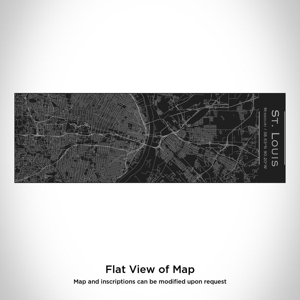 St. Louis - Missouri Map Insulated Cup in Matte Black by Cyan Castor