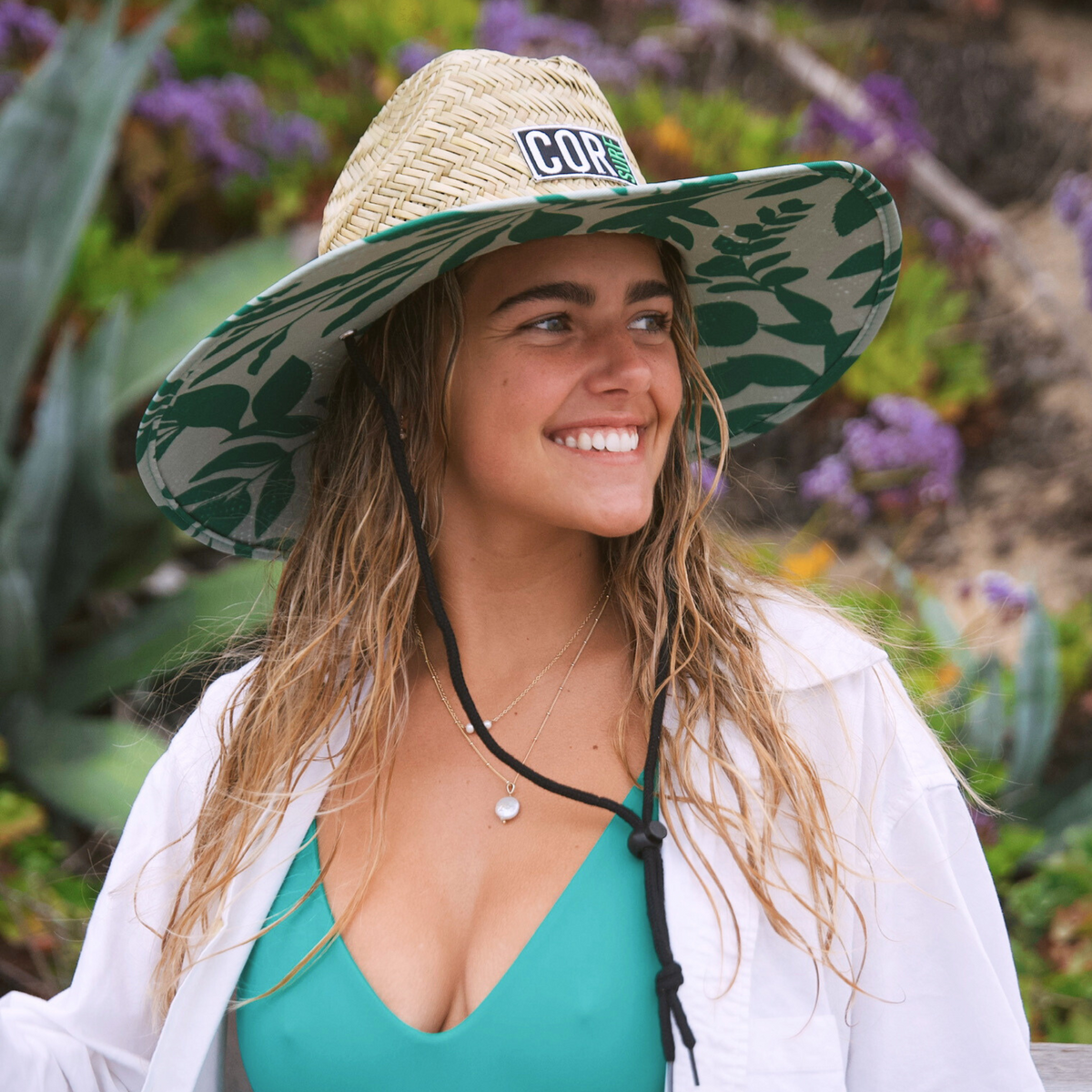 Straw Beach Sun Lifeguard Sun Hat- Kailua by COR Surf