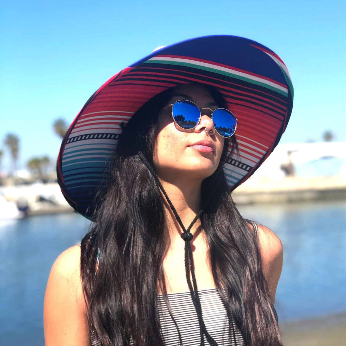 Straw Lifeguard Sun Beach Hats for Adults - Sarape by COR Surf