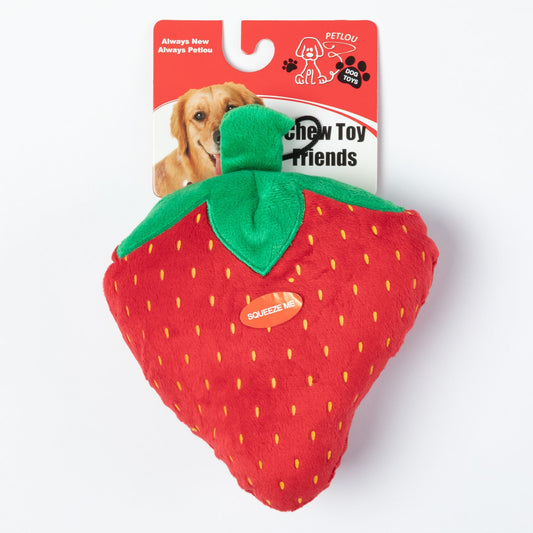 Strawberry Squeaker Dog ToyDog ToyTorqelo.com