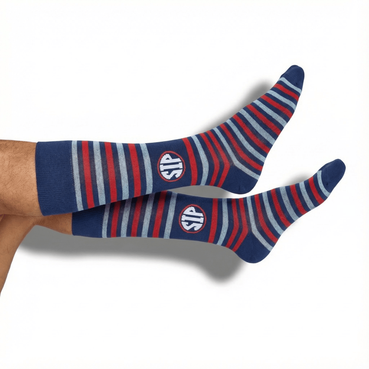 Stripe Sip Dress SocksTeam ColorwaysTorqelo.com