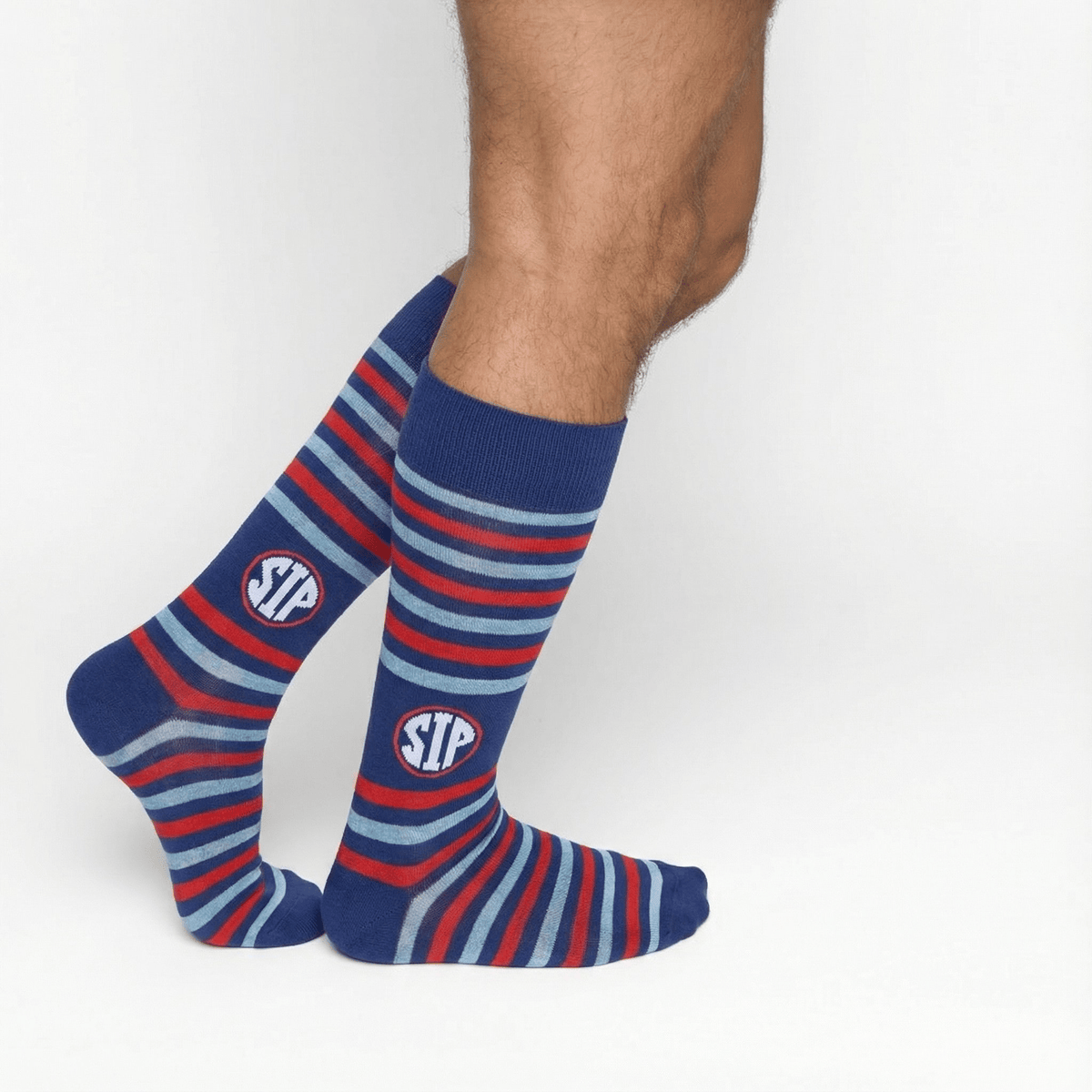 Stripe Sip Dress SocksTeam ColorwaysTorqelo.com