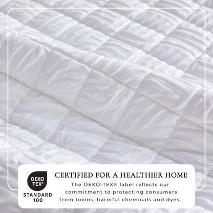 Diamond Embossed Quilt Set - Diamond Microsculpt Collection by Great Bay Home