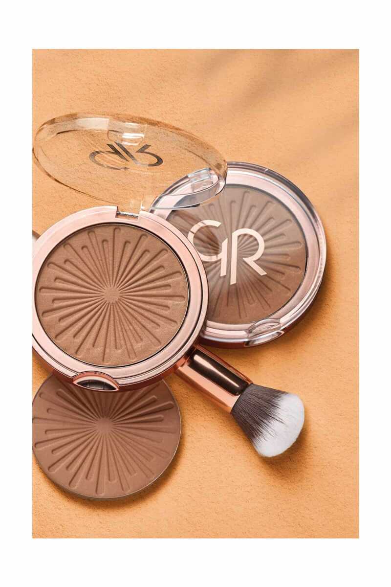 Golden Rose Sun Bright Bronzer Powder 03 Golden Bronze 10g by Beauty Care Bag