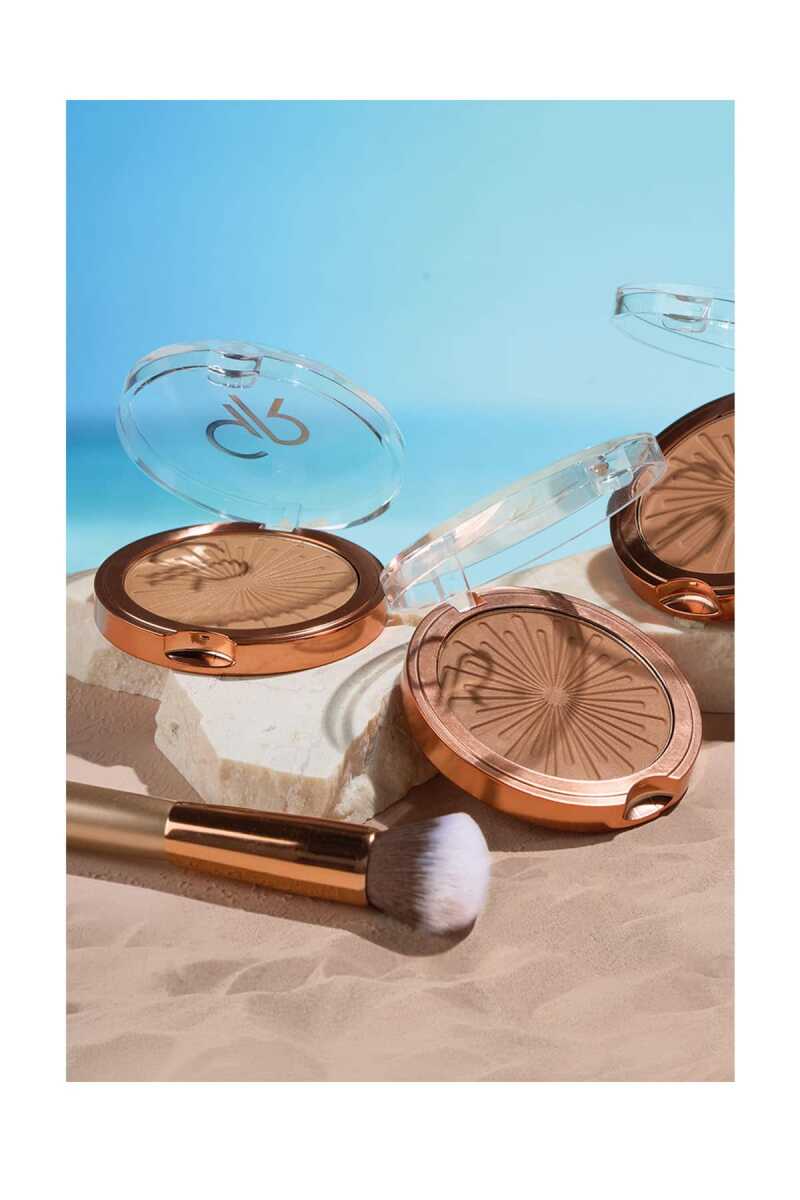 Golden Rose Sun Bright Bronzer Powder 03 Golden Bronze 10g by Beauty Care Bag