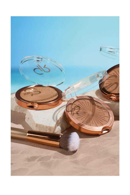 Golden Rose Sun Bright Bronzer Powder 03 Golden Bronze 10g by Beauty Care Bag