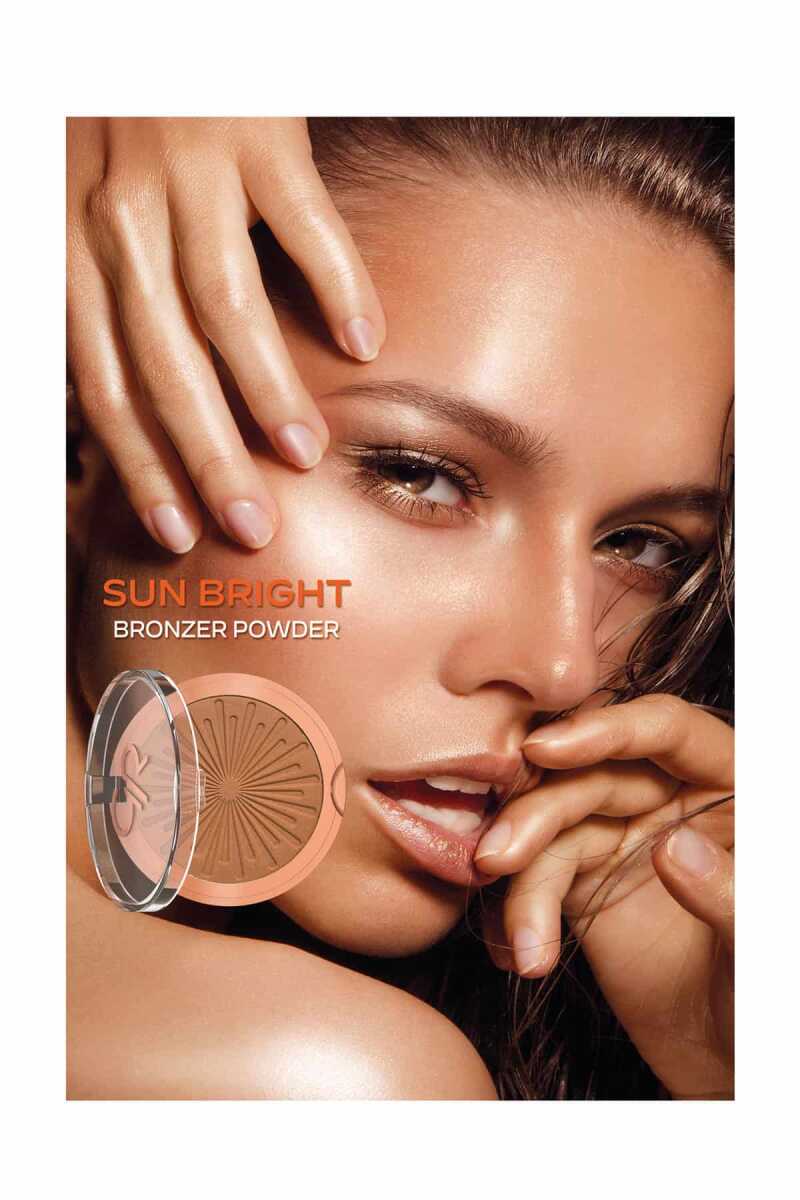 Golden Rose Sun Bright Bronzer Powder 03 Golden Bronze 10g by Beauty Care Bag