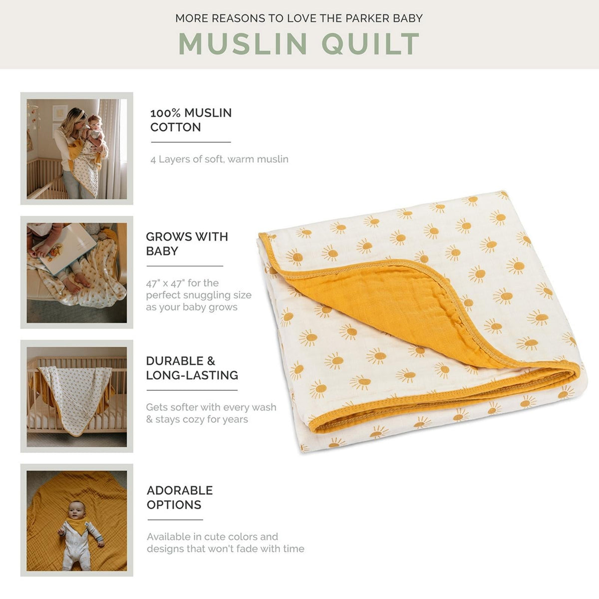 Sunny Days Quilt by Parker Baby Co.
