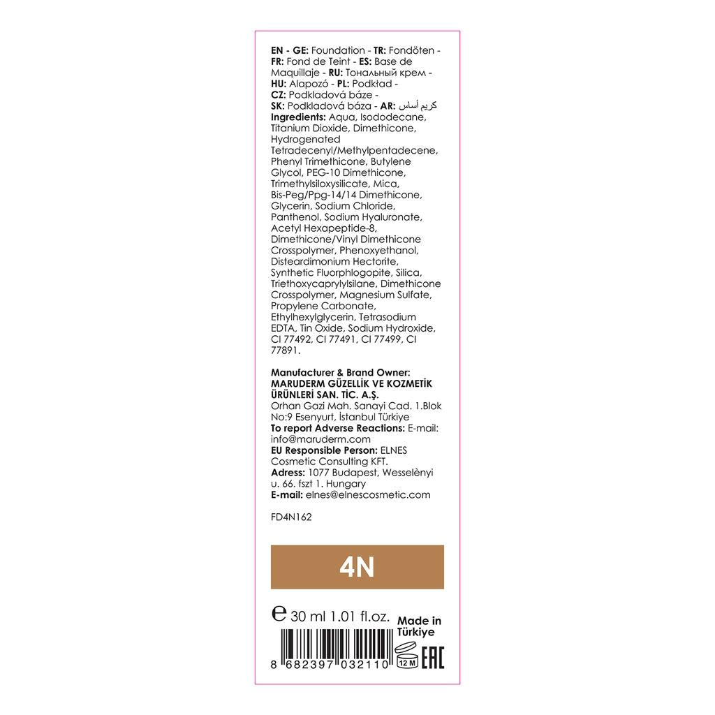 Maruderm Make Up Your Shades Foundation 4N 30ml by Beauty Care Bag
