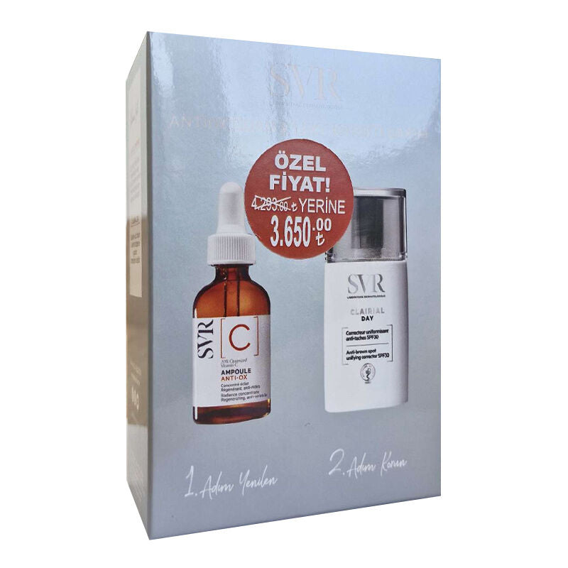 SVR Antioxidant & Dark Spot Set Brightening Duo 2 x 30ml by Beauty Care Bag