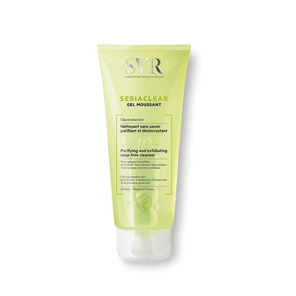 SVR Sebiaclear Gel Moussant 200ml, 6.76 Fl Oz by Beauty Care Bag
