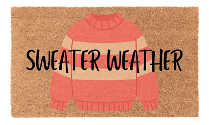 Sweater Weather Coir MatTorqelo.com