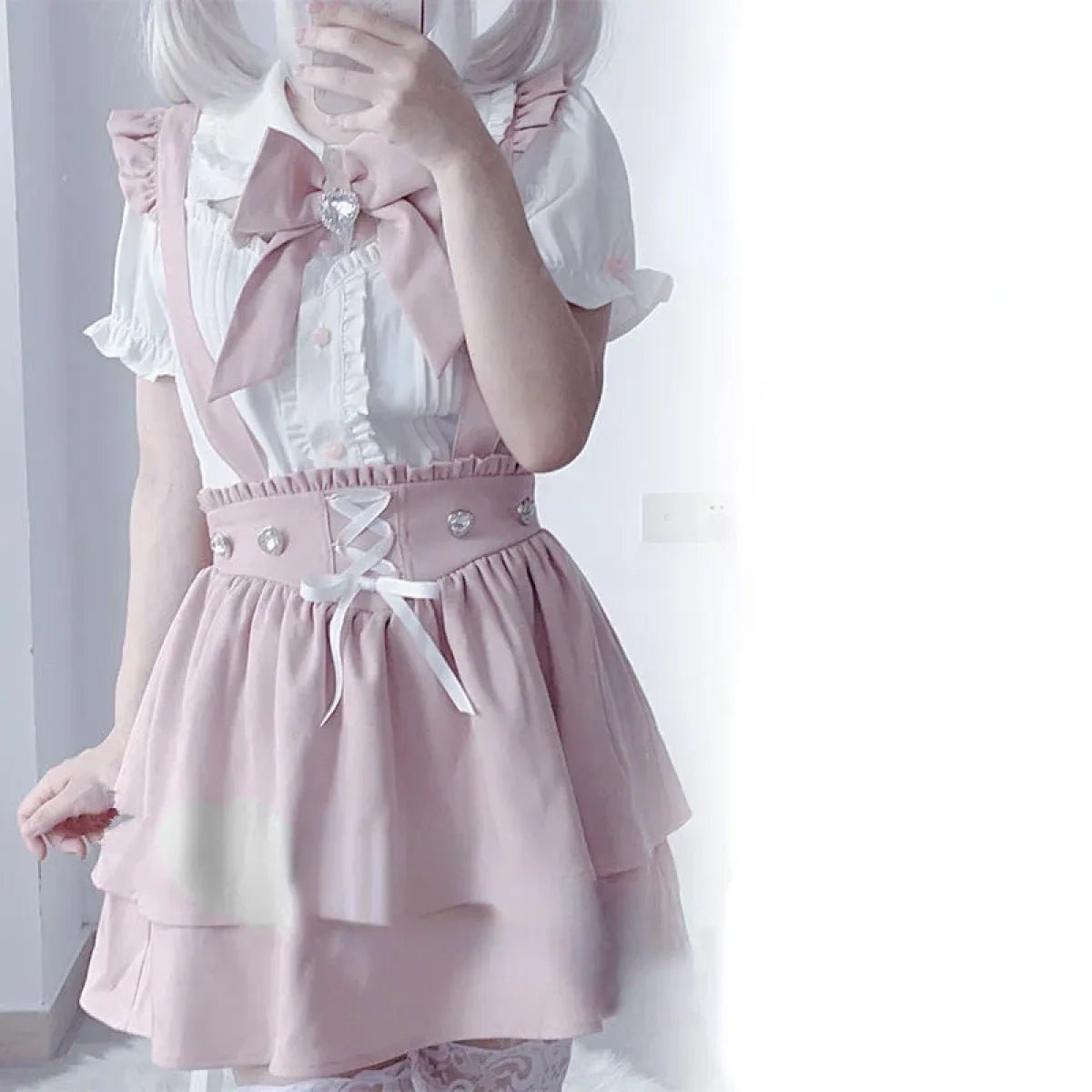 Sweet Fairy Kei Ribbon BlouseShirts & BlousesTorqelo.com